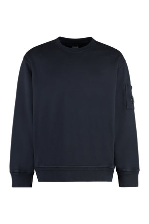 Cotton crew-neck sweatshirt-0